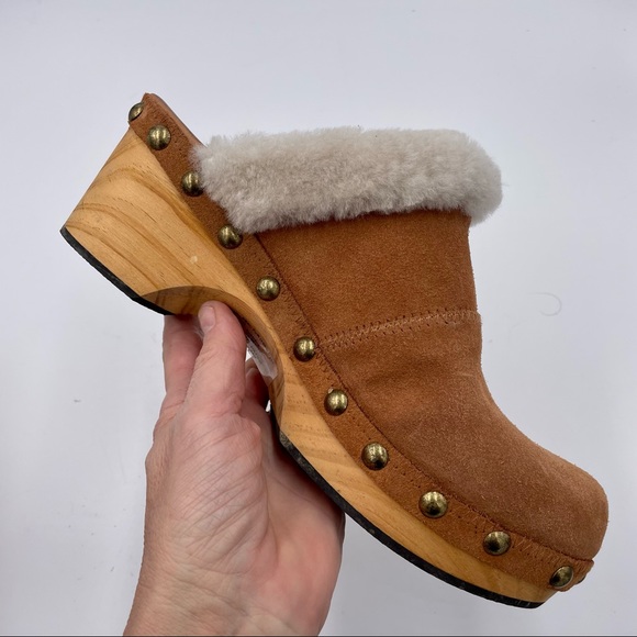 Free People Chalet Suede Slip On Clog EU 38/7.5M - Picture 8 of 12